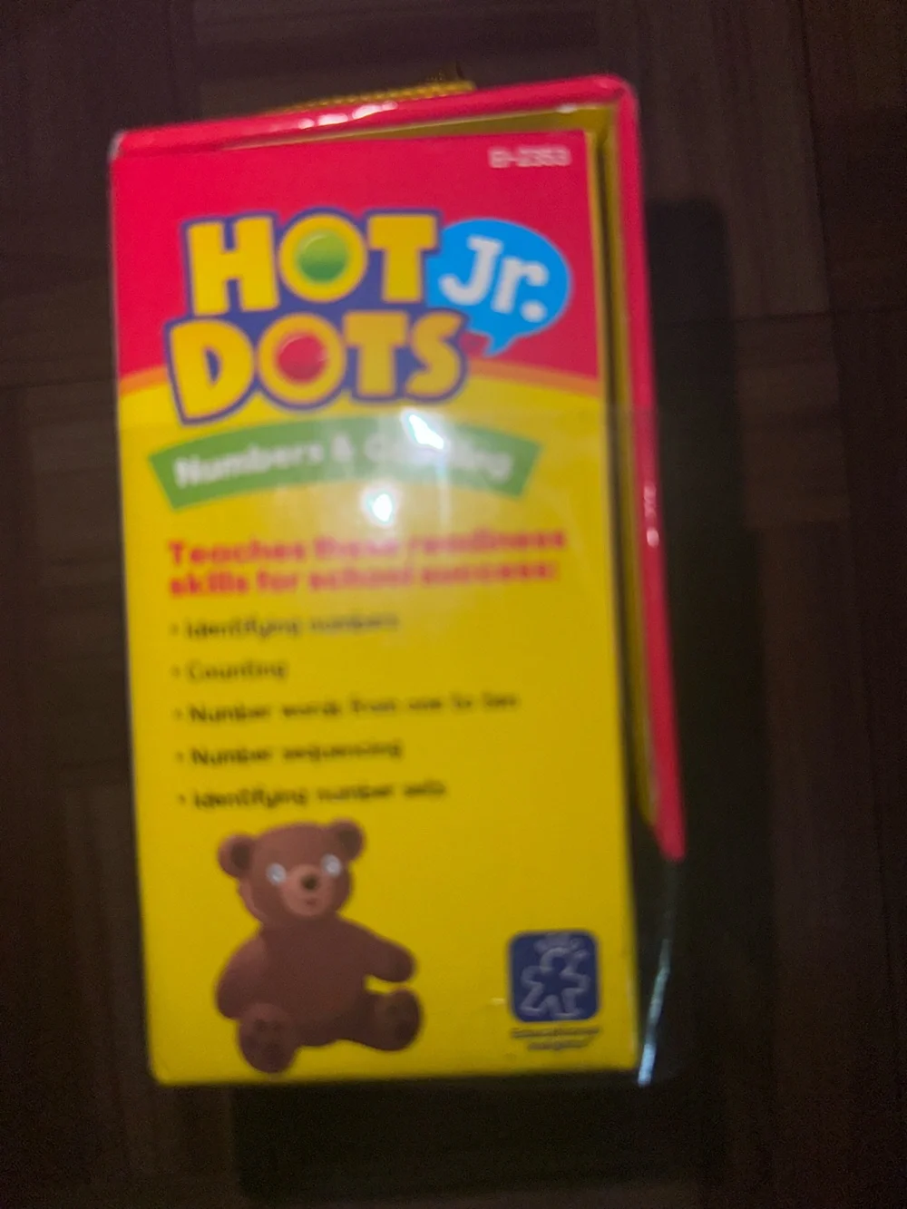 Educational Insights Hot Dots Jr Numbers & Counting Cards Set Ages 3-6